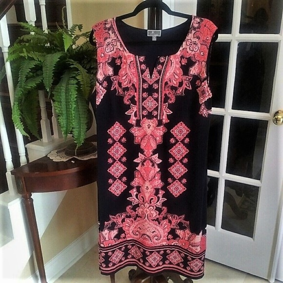 JM Collection Dresses & Skirts - Striking JM Collection Sleeveless Dress 3X